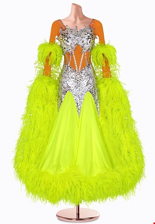 Electric Sun Ballroom Gown TID-BM1043