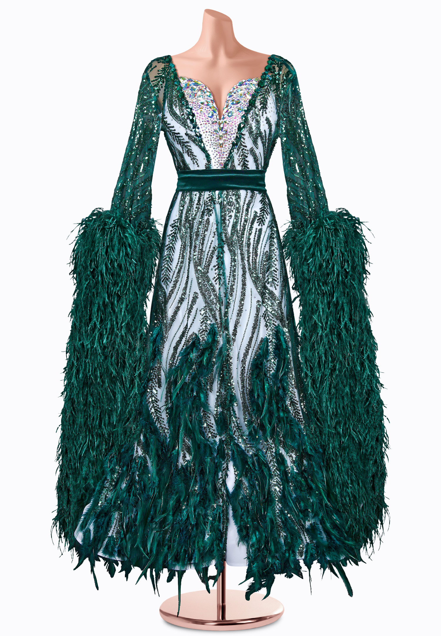 Lush Sequin Ballroom Gown TID-BM1060