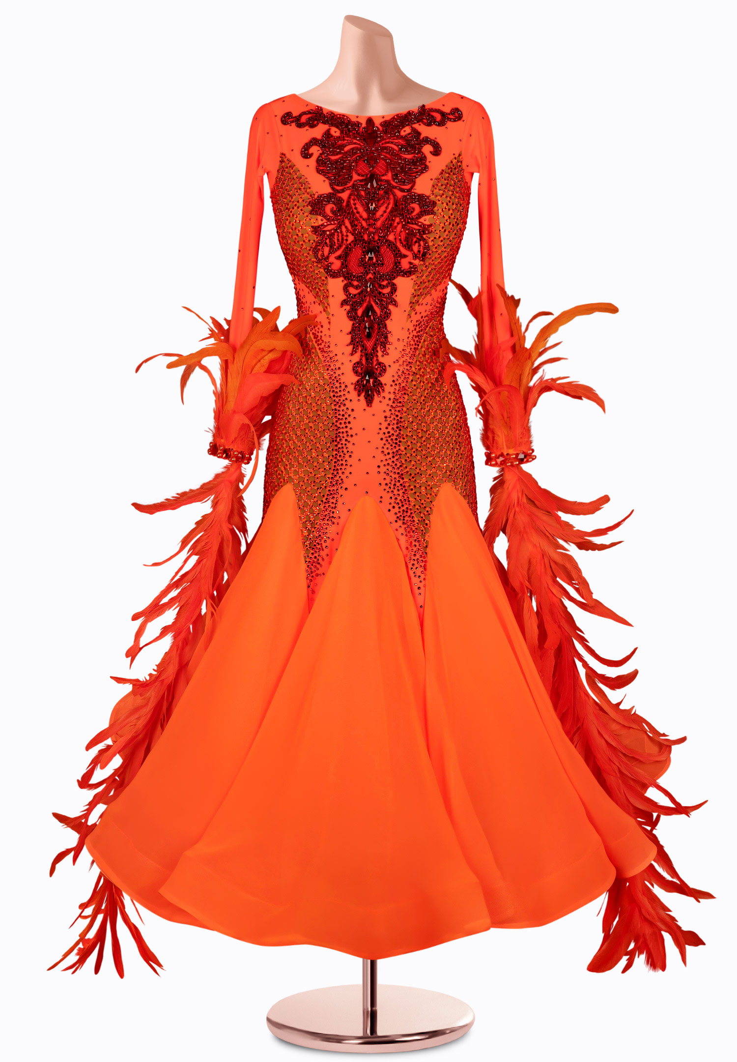 Ornate Sunset Ballroom Gown TID-BM0336