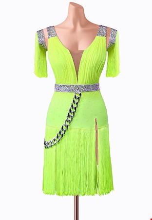 Electric Chain Latin Dress TID-LM0515