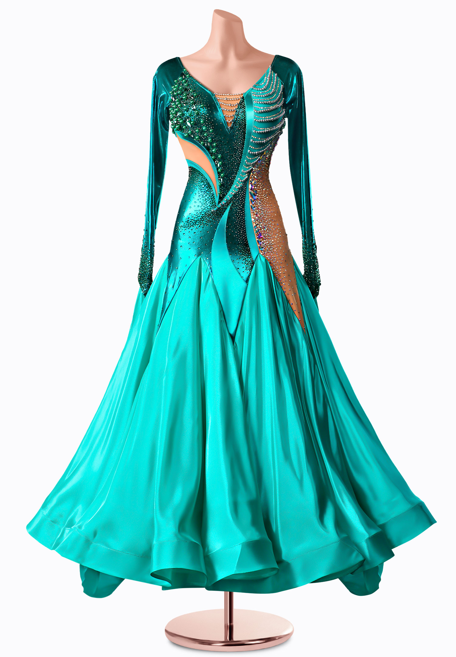 Golden Desire Ballroom Gown TID-BM0563