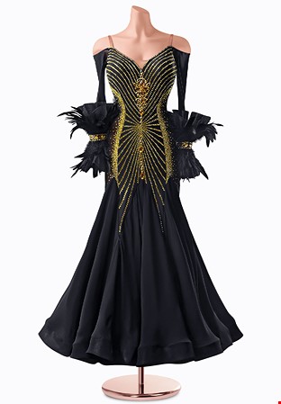 Crystal Gatsby Ballroom Gown TID-BM0581