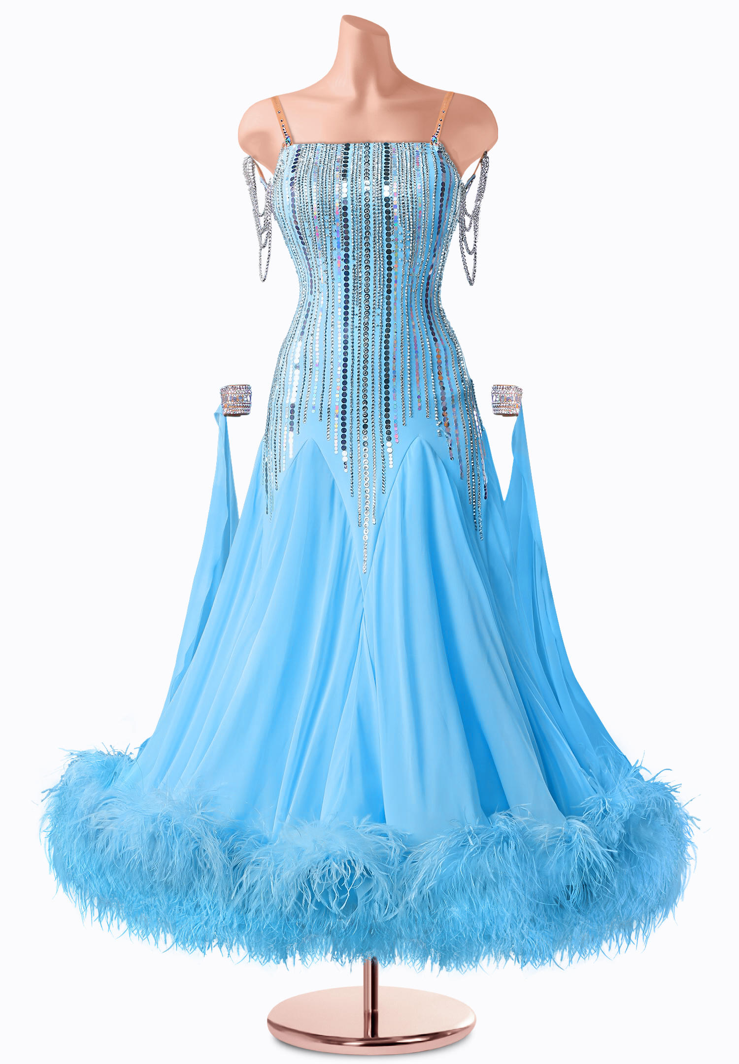 Ice Matrix Ballroom Gown TID-BM0590