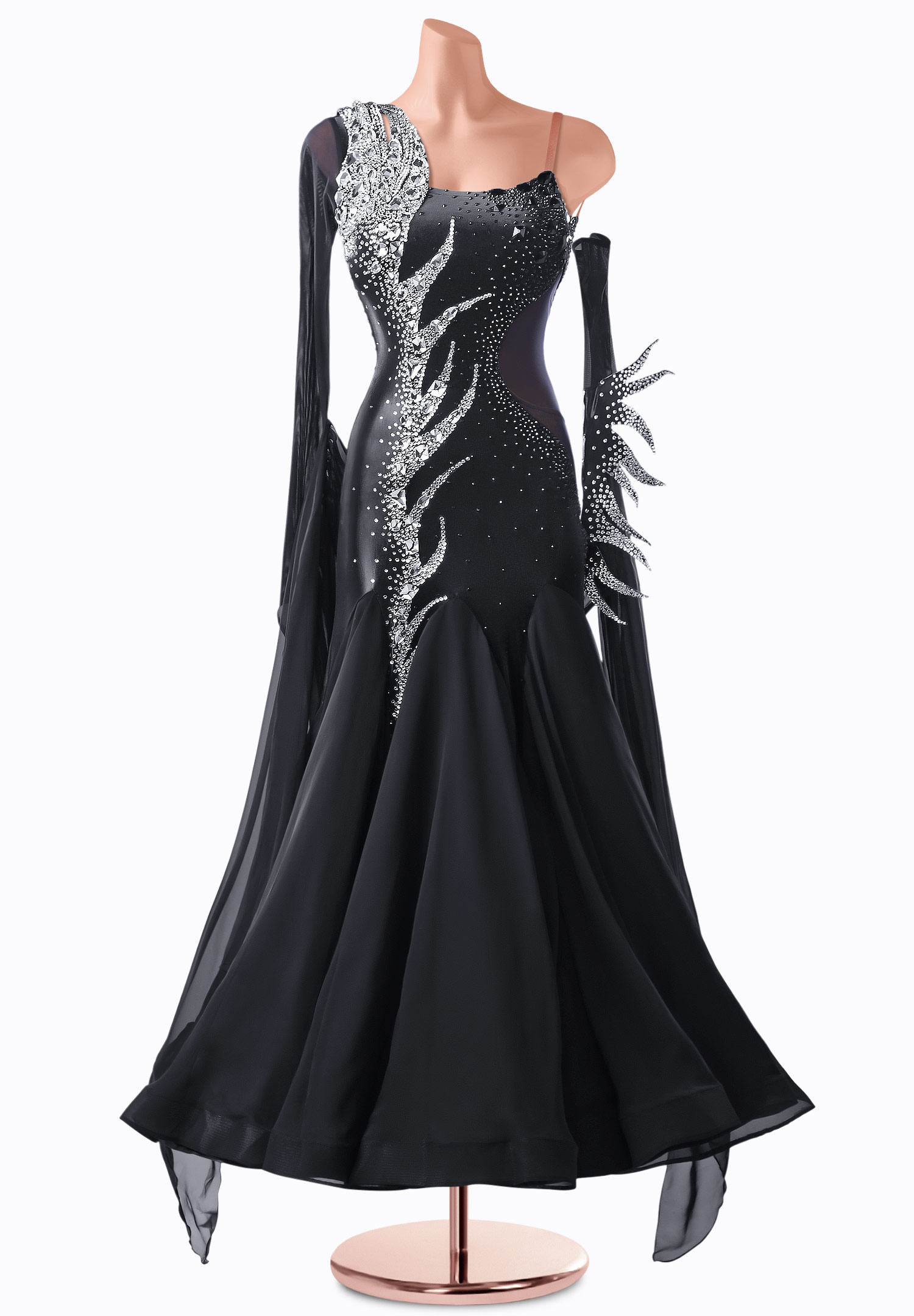 Shining Flame Ballroom Gown TID-BM0602