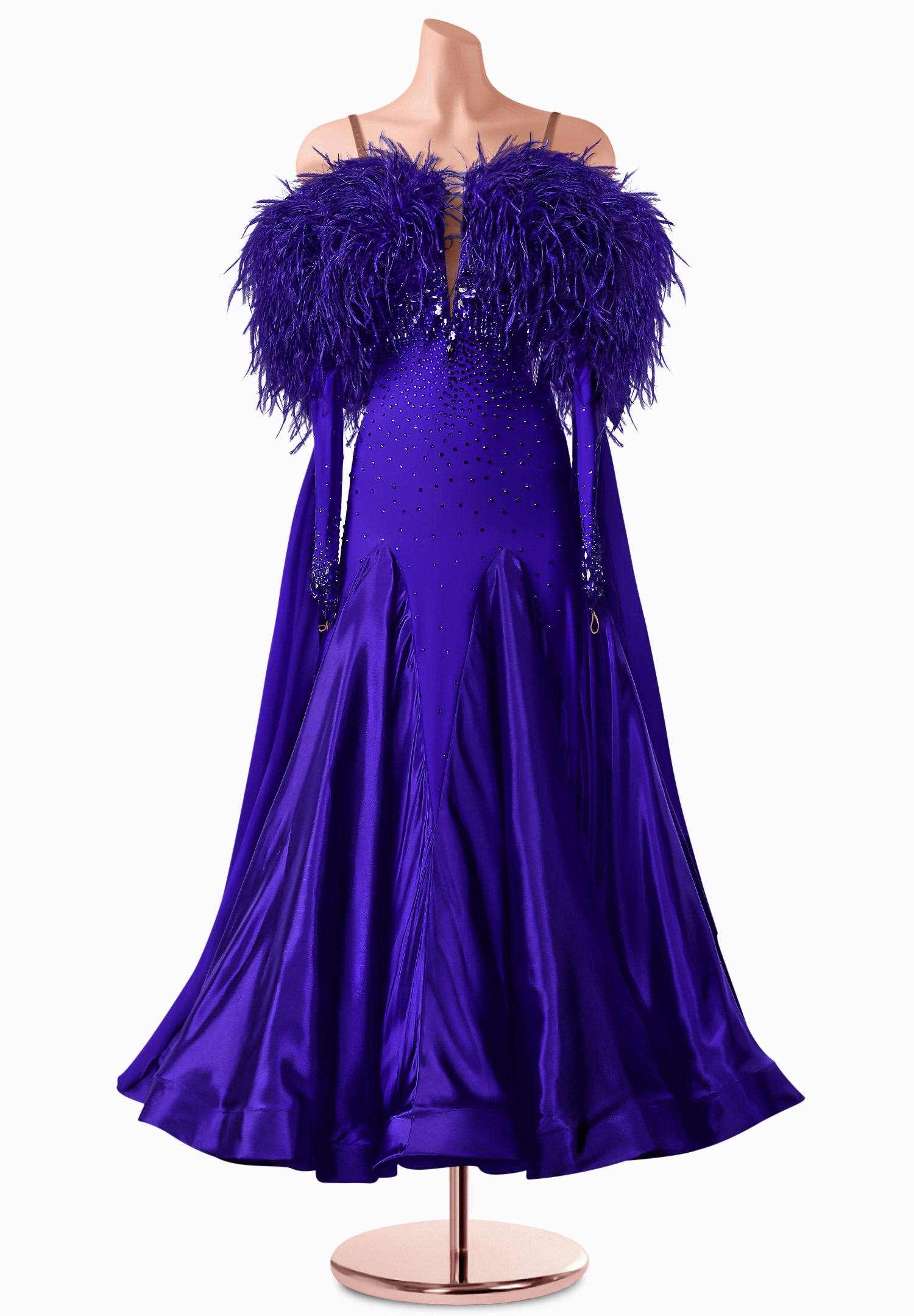 Midnight Scene Ballroom Gown TID-BM0610