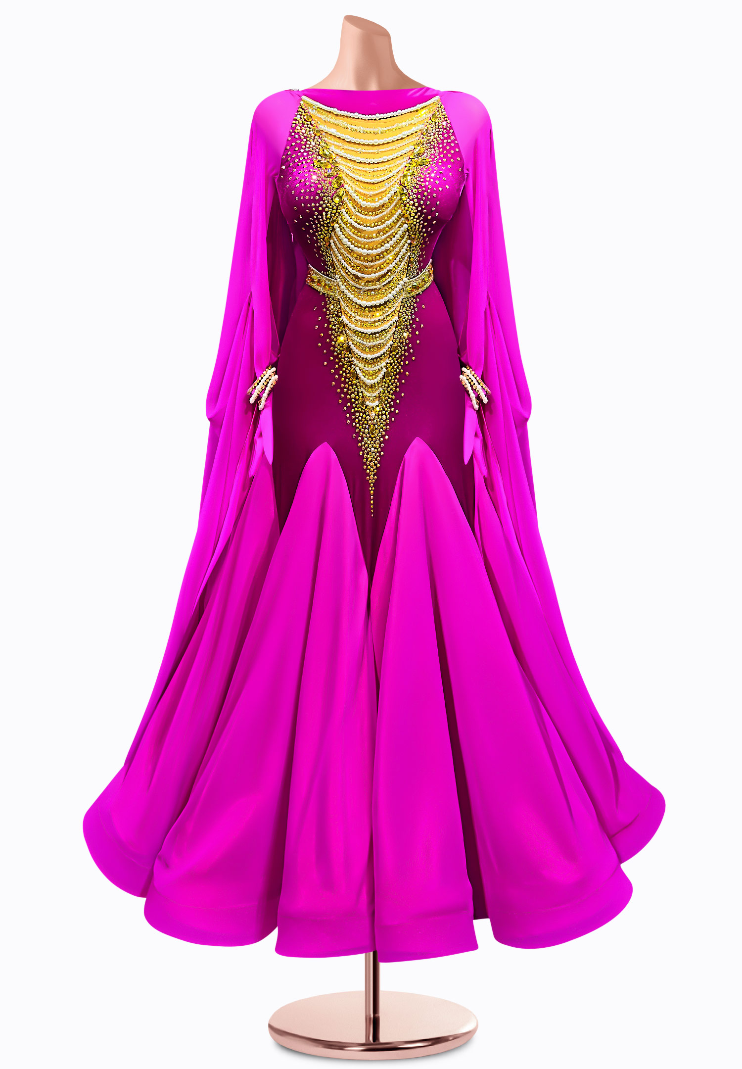 Sweet Pearl Ballroom Gown TID-BM0664