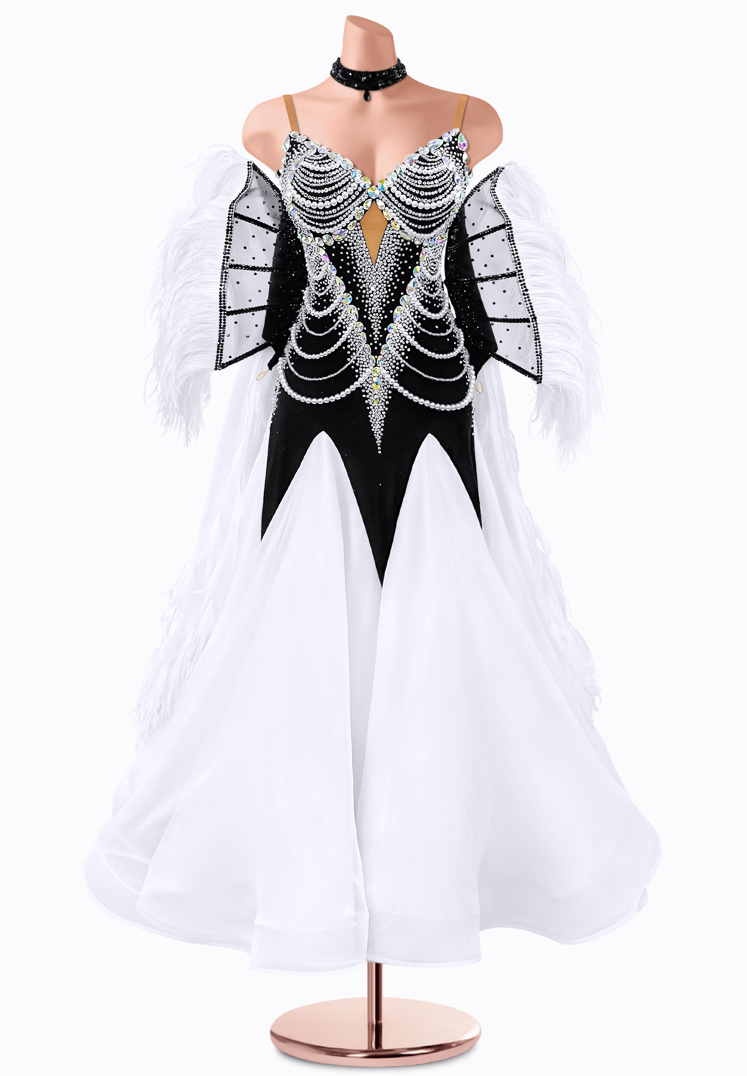 Deville Wave Ballroom Gown TID-BM0667