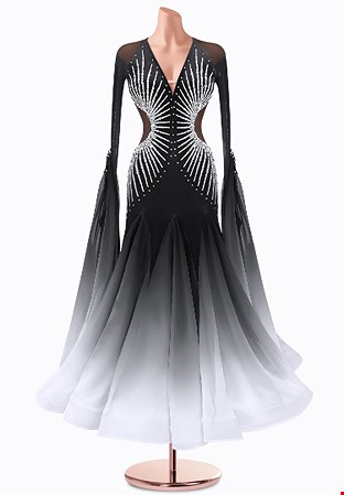 Gradient Mist Ballroom Gown TID-BM0682