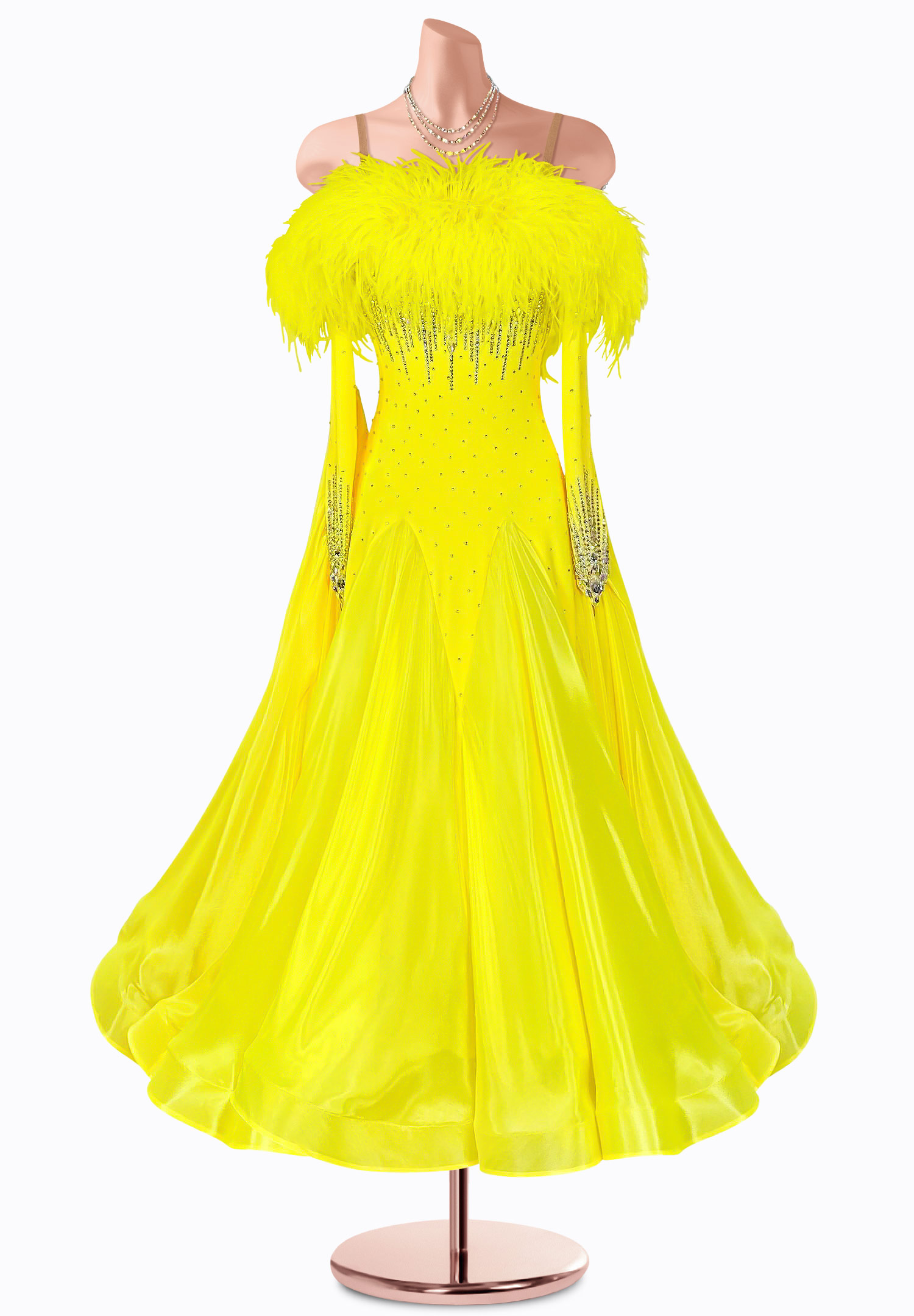 Sunny Embrace Ballroom Gown TID-BM0701