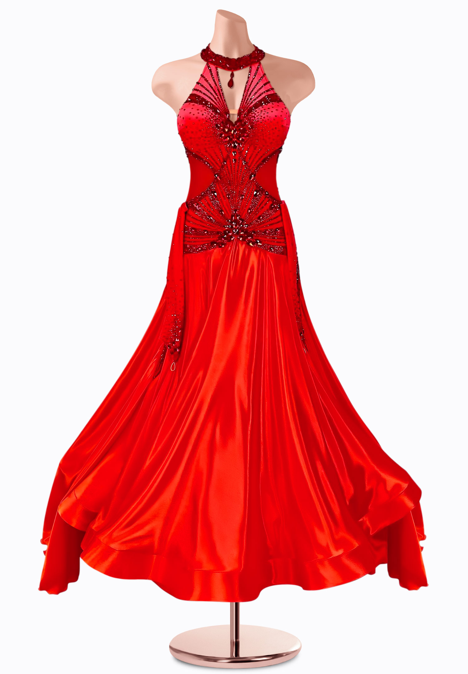 Halter Embrace Ballroom Gown TID-BM0705