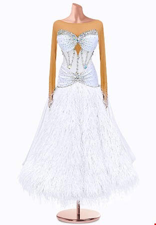 Icy Embrace Ballroom Gown TID-BM0716