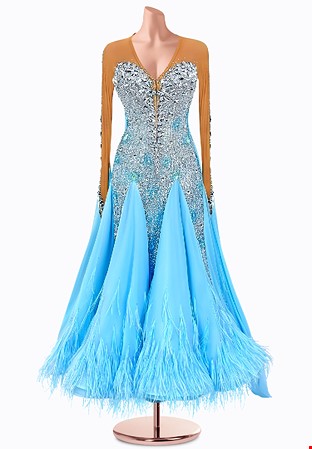 Radiant Sky Ballroom Gown TID-BM0720