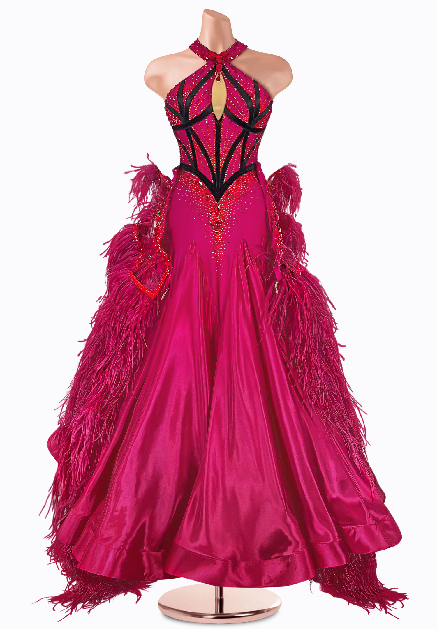 Victoria Halter Ballroom Gown TID-BM0731