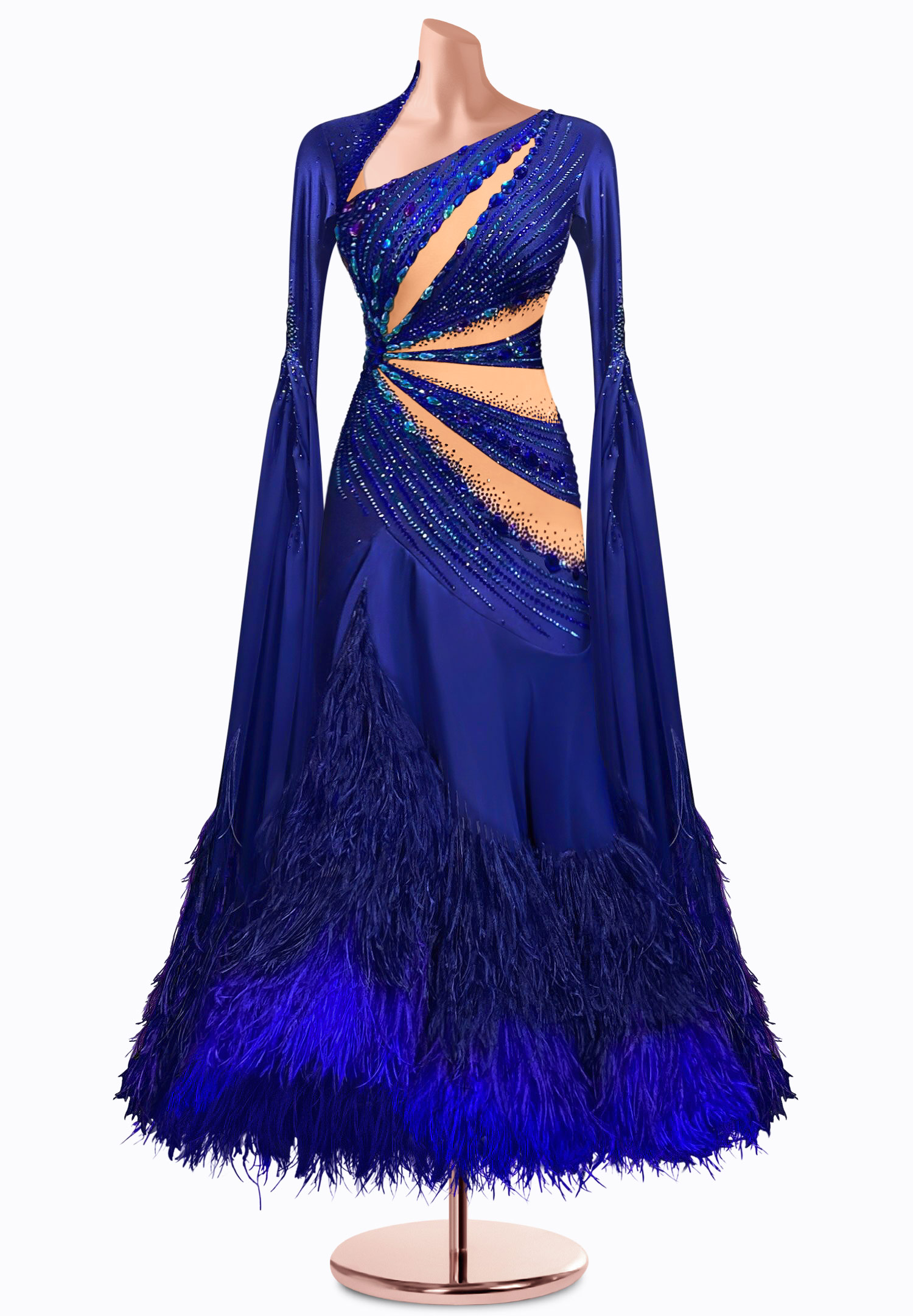 Midnight Empress Ballroom Gown TID-BM0775