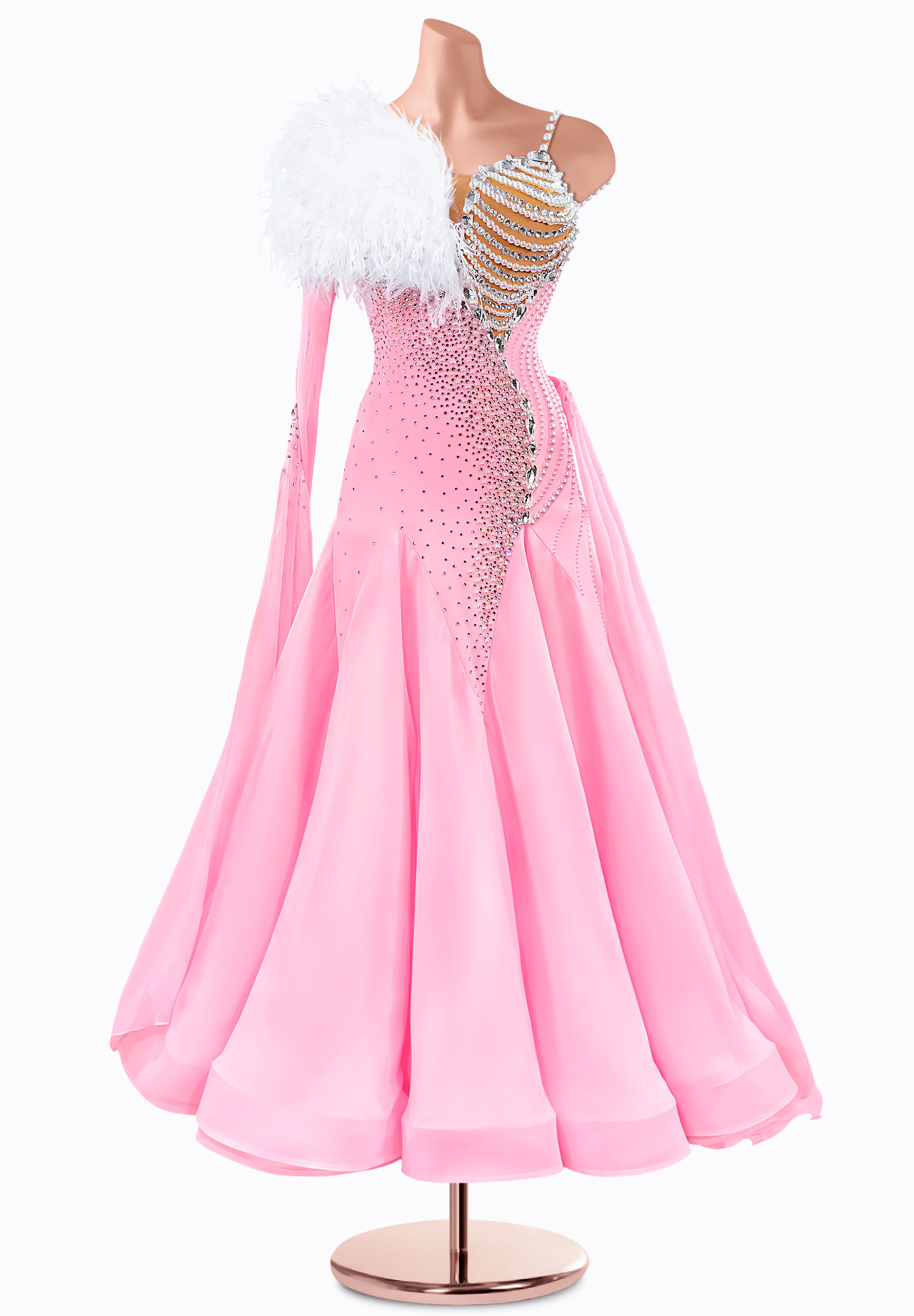 Adoring Pearl Ballroom Gown TID-BM0819