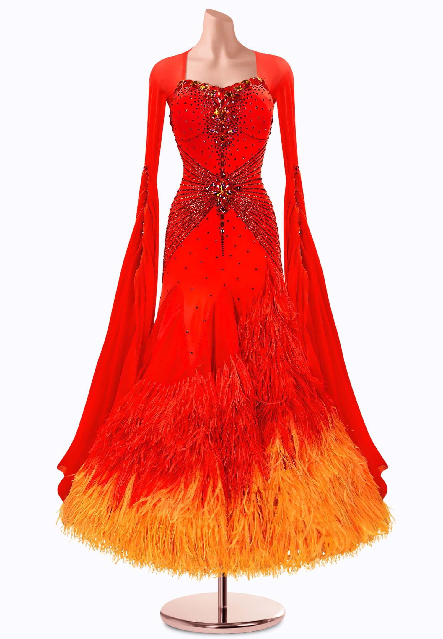 Fusion Phoenix Ballroom Gown TID-BM0850