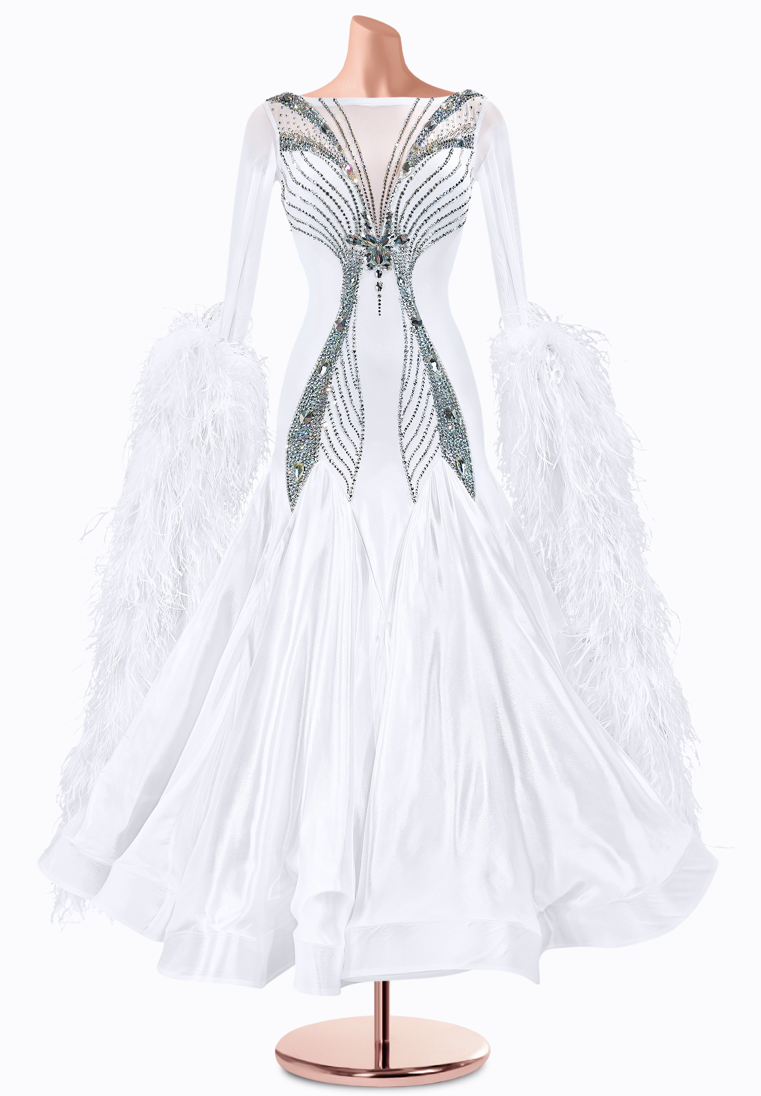 Purity Seas Ballroom Gown TID-BM0884