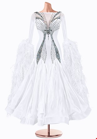 Purity Seas Ballroom Gown TID-BM0884