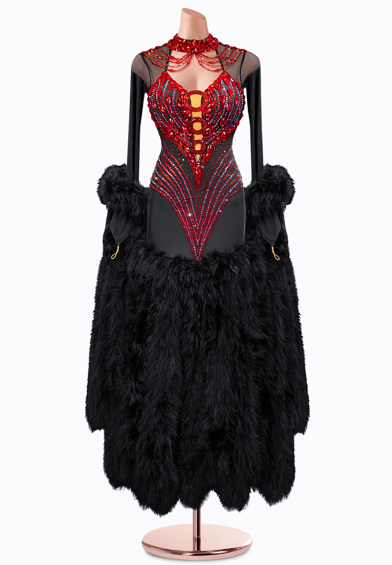 Ruby Phoenix Ballroom Gown TID-BM0890