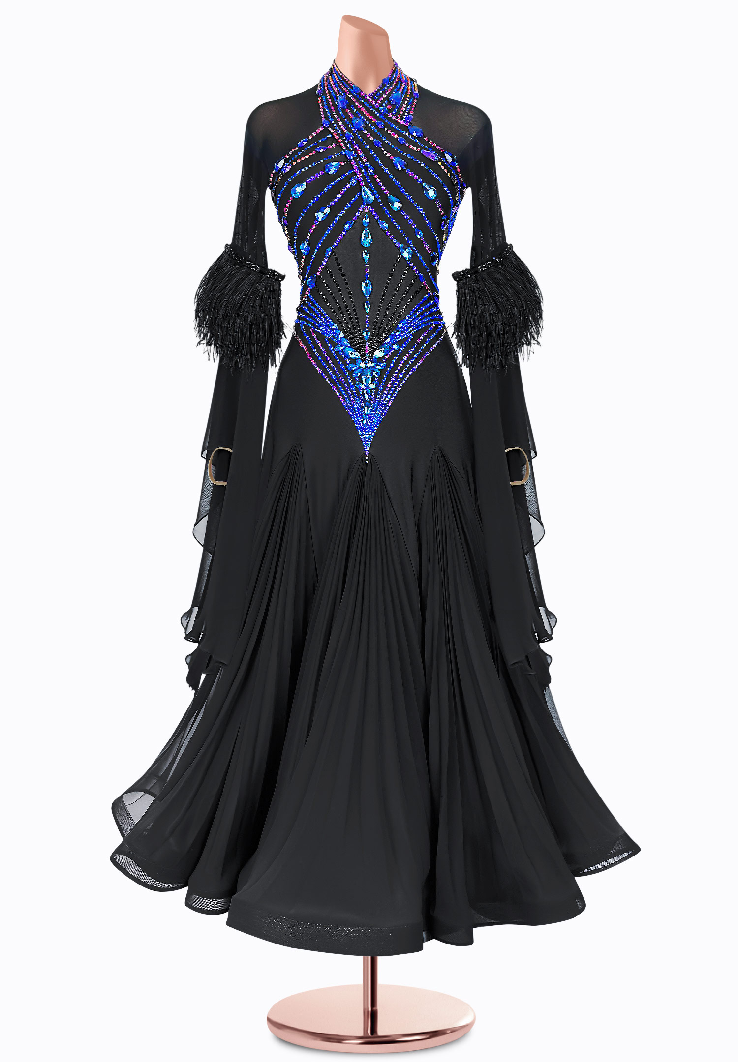 Galaxy Wave Ballroom Gown TID-BM0903