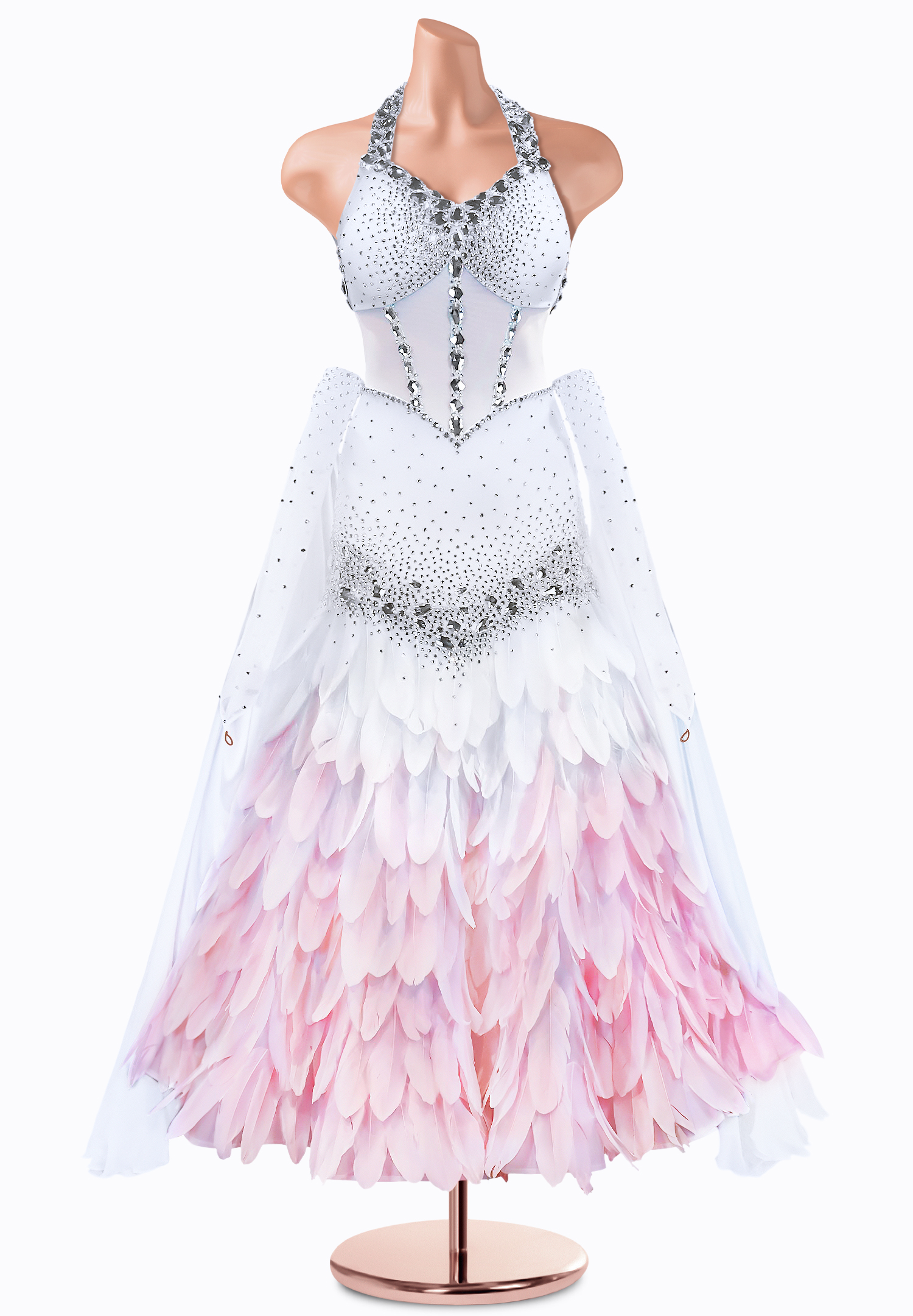 Sheer Motion Ballroom Gown TID-BM0930