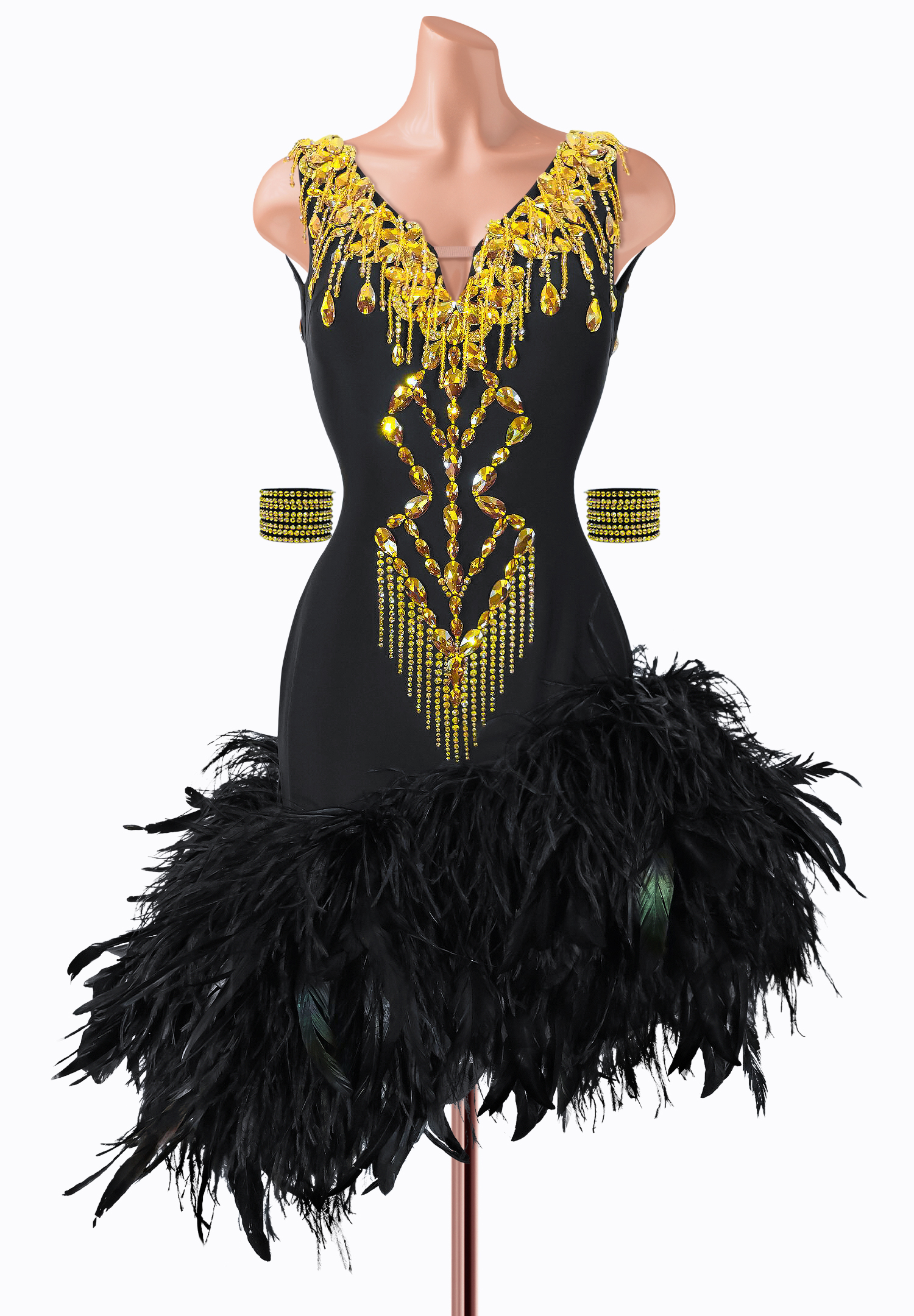 Teardrop Radiance Latin Dress TID-LM0946