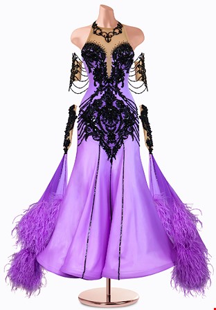 Ornate Bead Ballroom Gown TID-BM0952