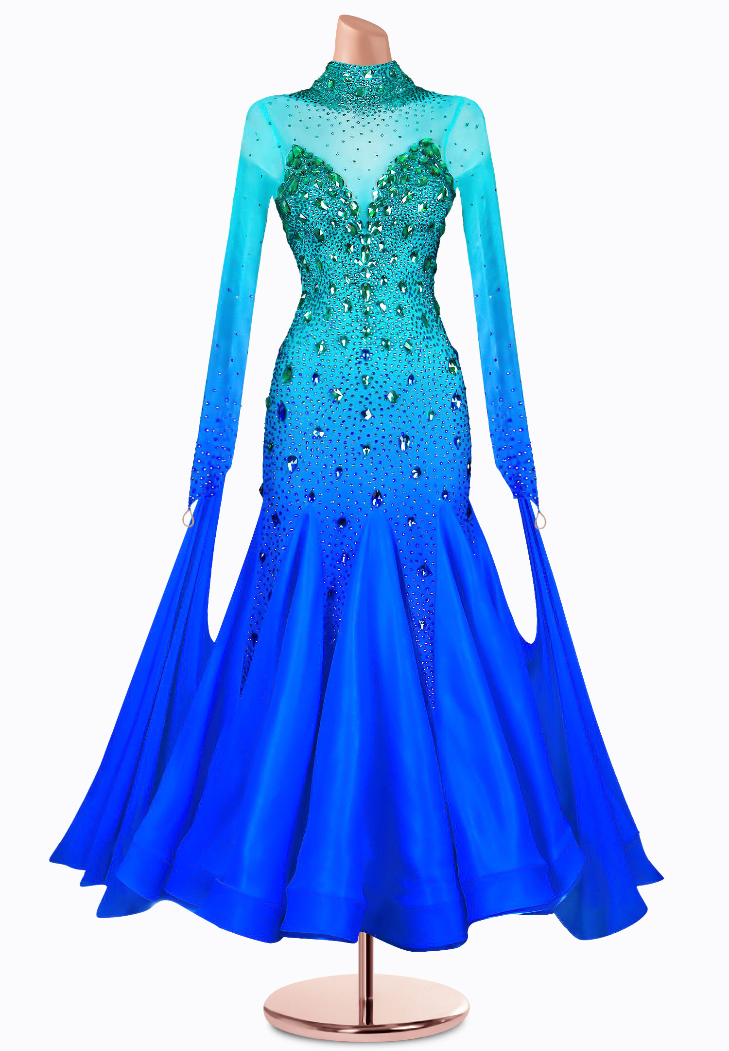 Ombre Fantasy Ballroom Gown TID-BM0959