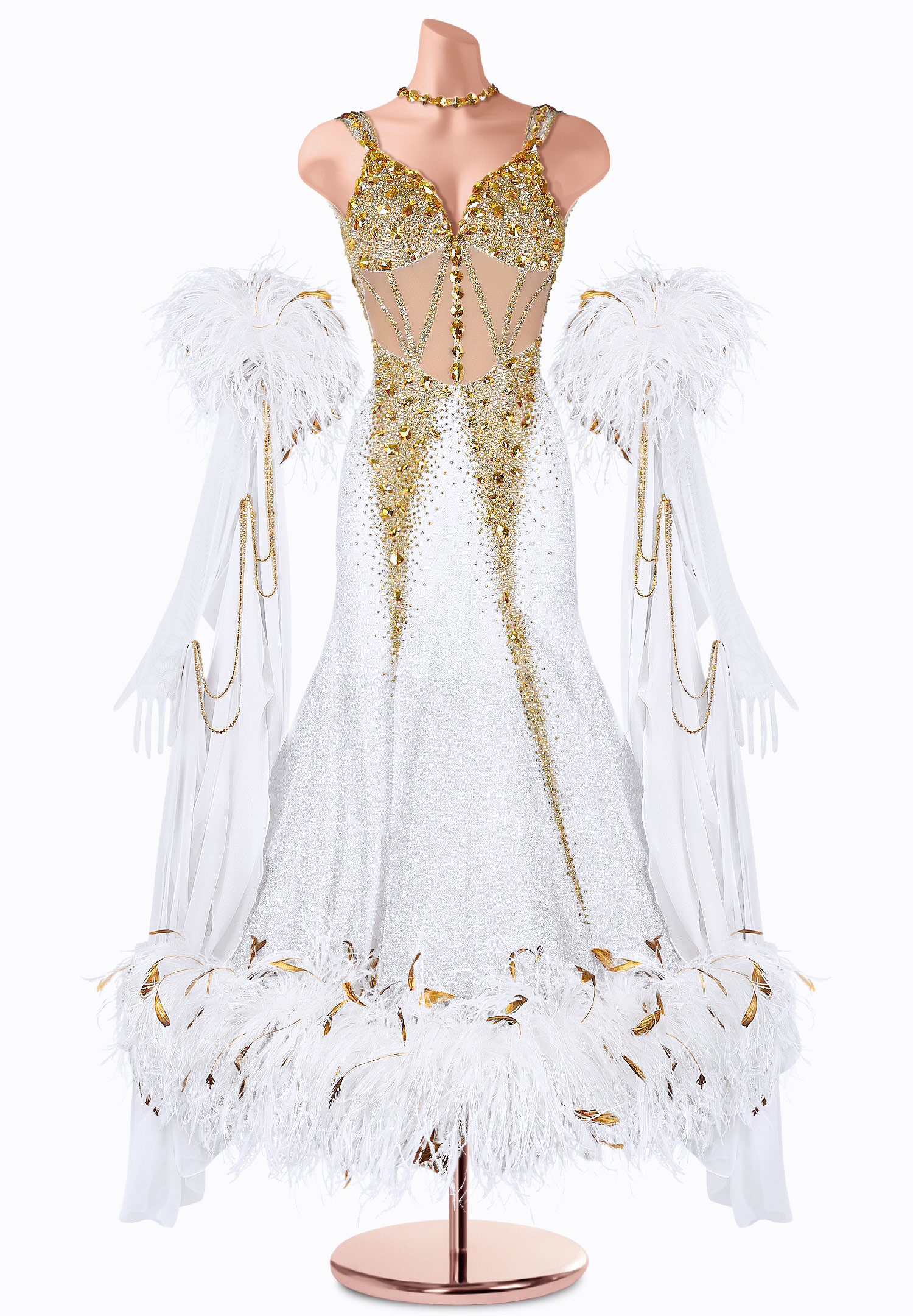 Topaz Allure Ballroom Gown TID-BM0974