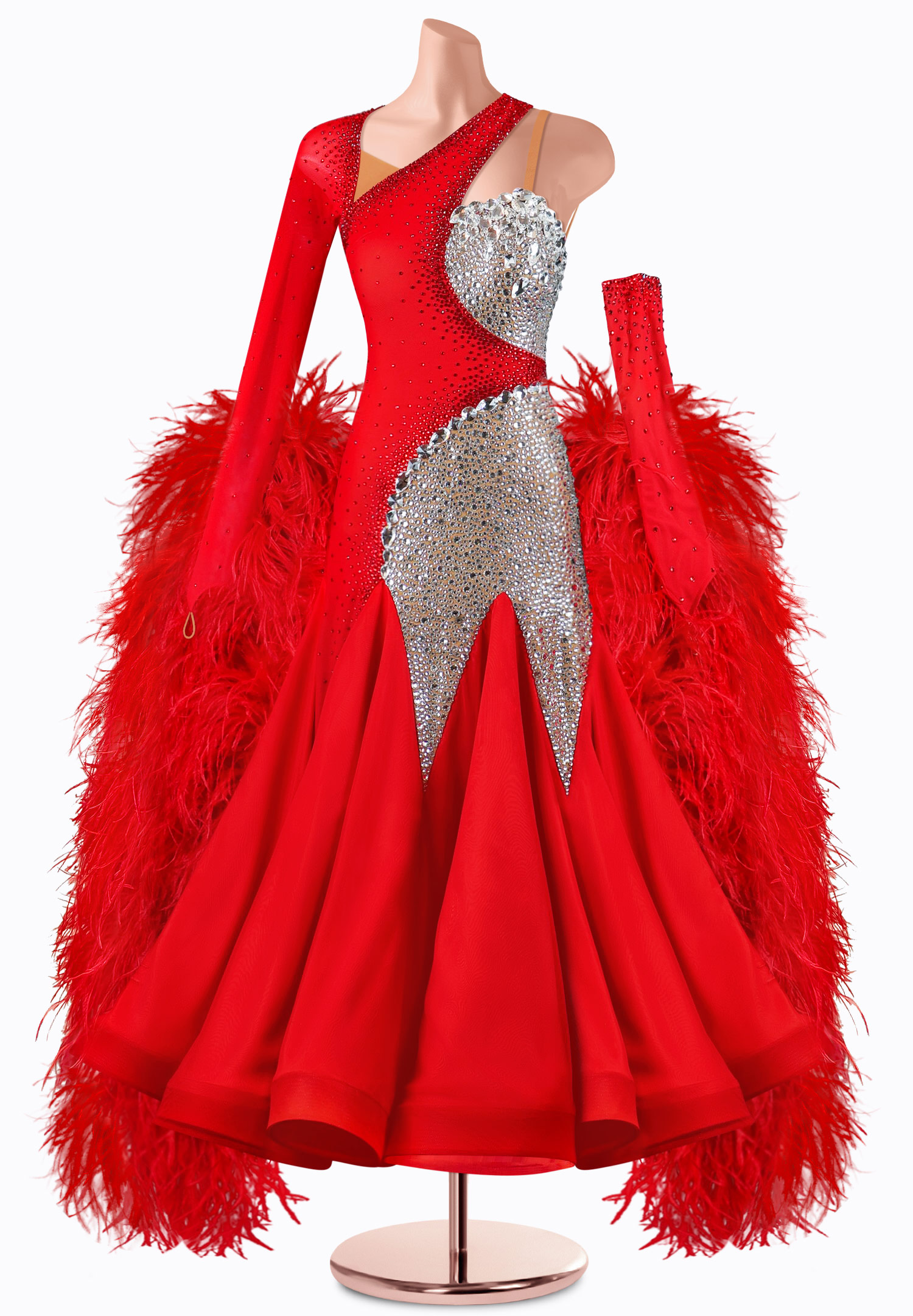 Crystal Spades Ballroom Gown TID-BM0978