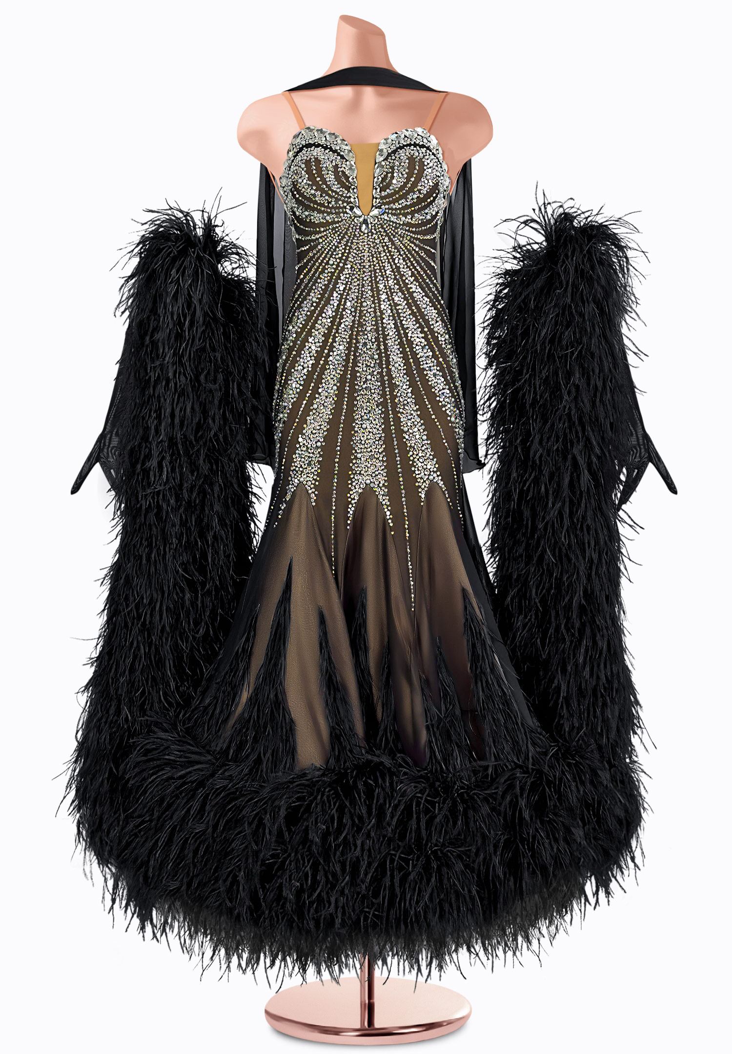 Crystal Monroe Ballroom Gown TID-BM0982