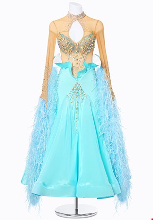 Mermaid Motion Ballroom Gown MF-B0356