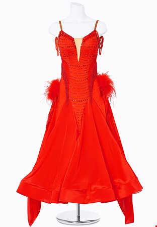 Fiery Pearl Ballroom Gown MF-B0364