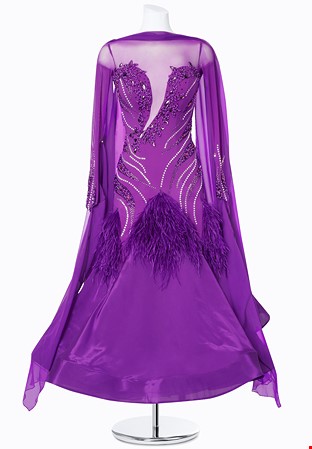 Amethyst Allure Ballroom Gown MF-B0370