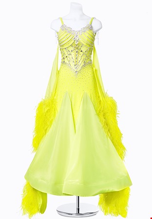 Vibrant Pearl Ballroom Gown MF-B0374