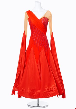 Ruched Dream Ballroom Gown MF-B0378