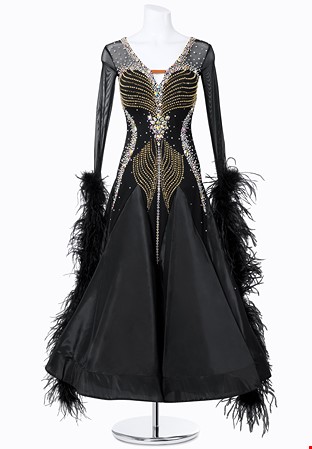 Dark Widow Ballroom Gown MF-B0381