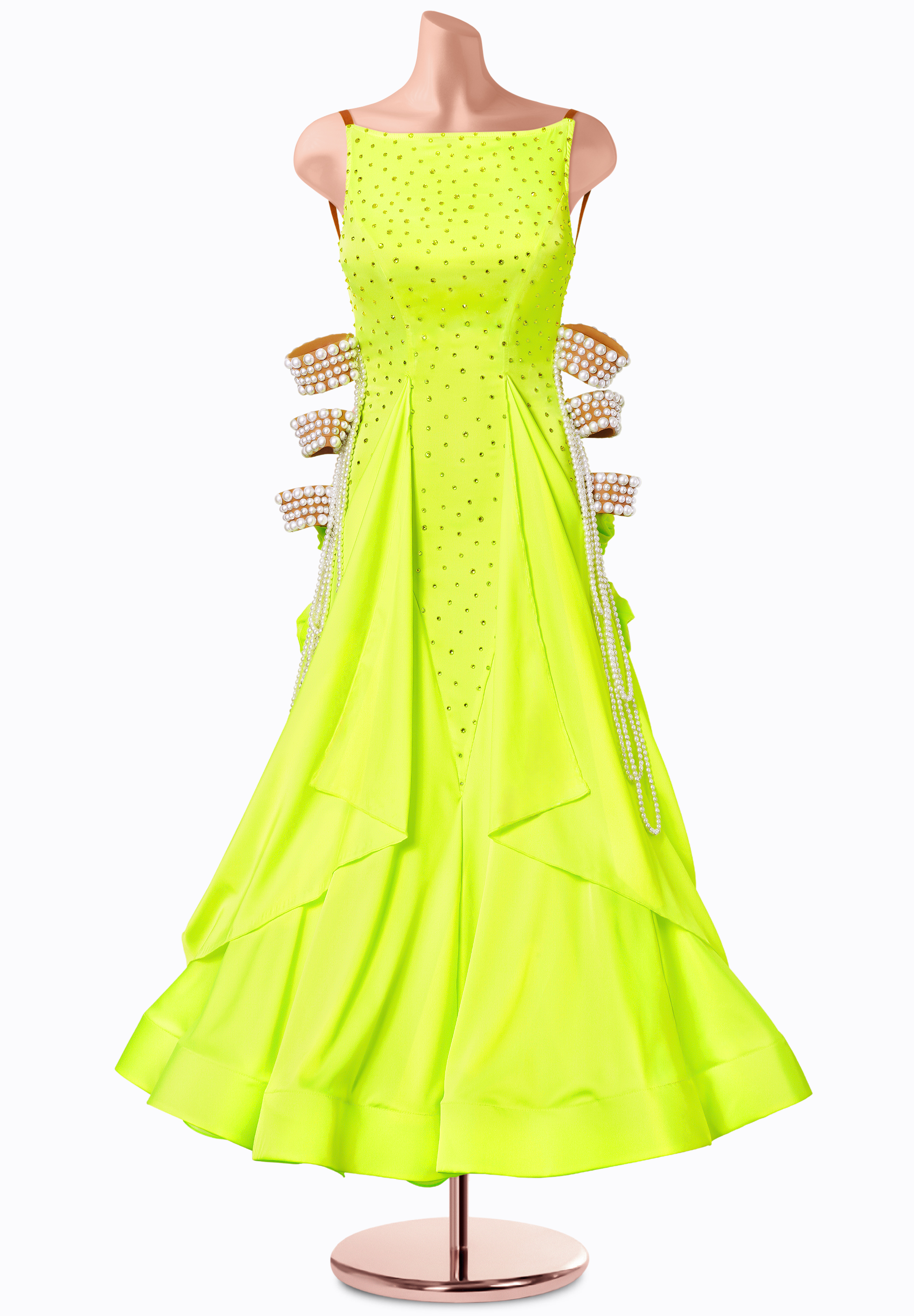 Pearl Glow Ballroom Gown MF-B0403