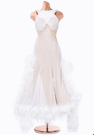 Ethereal Pearl Ballroom Gown MF-B0418