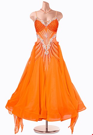 Amber Serenade Ballroom Gown MF-B0432