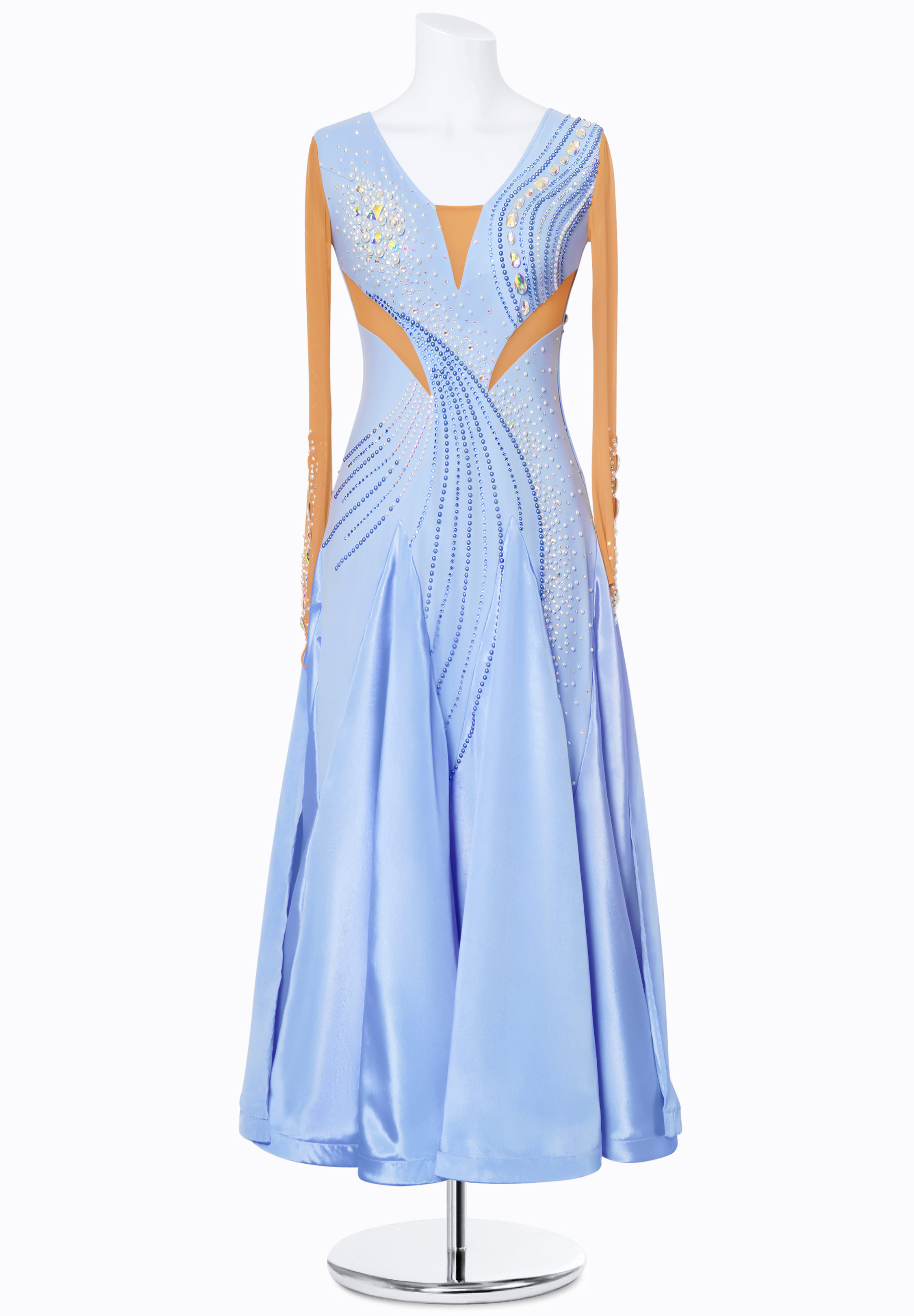 Pearl Delight Ballroom Gown MF-S0359