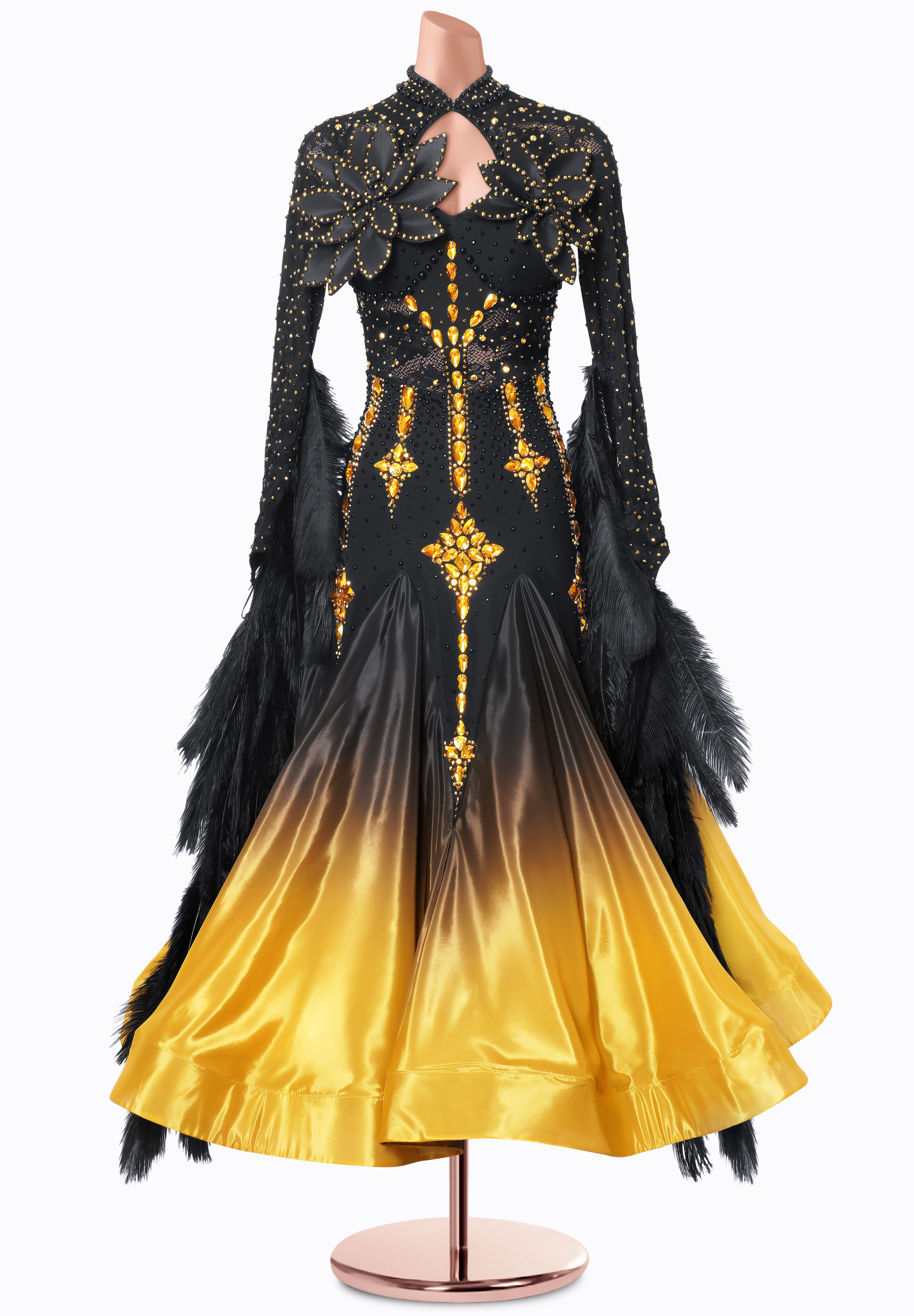 Celestial Ember Ballroom Gown MF-B0469