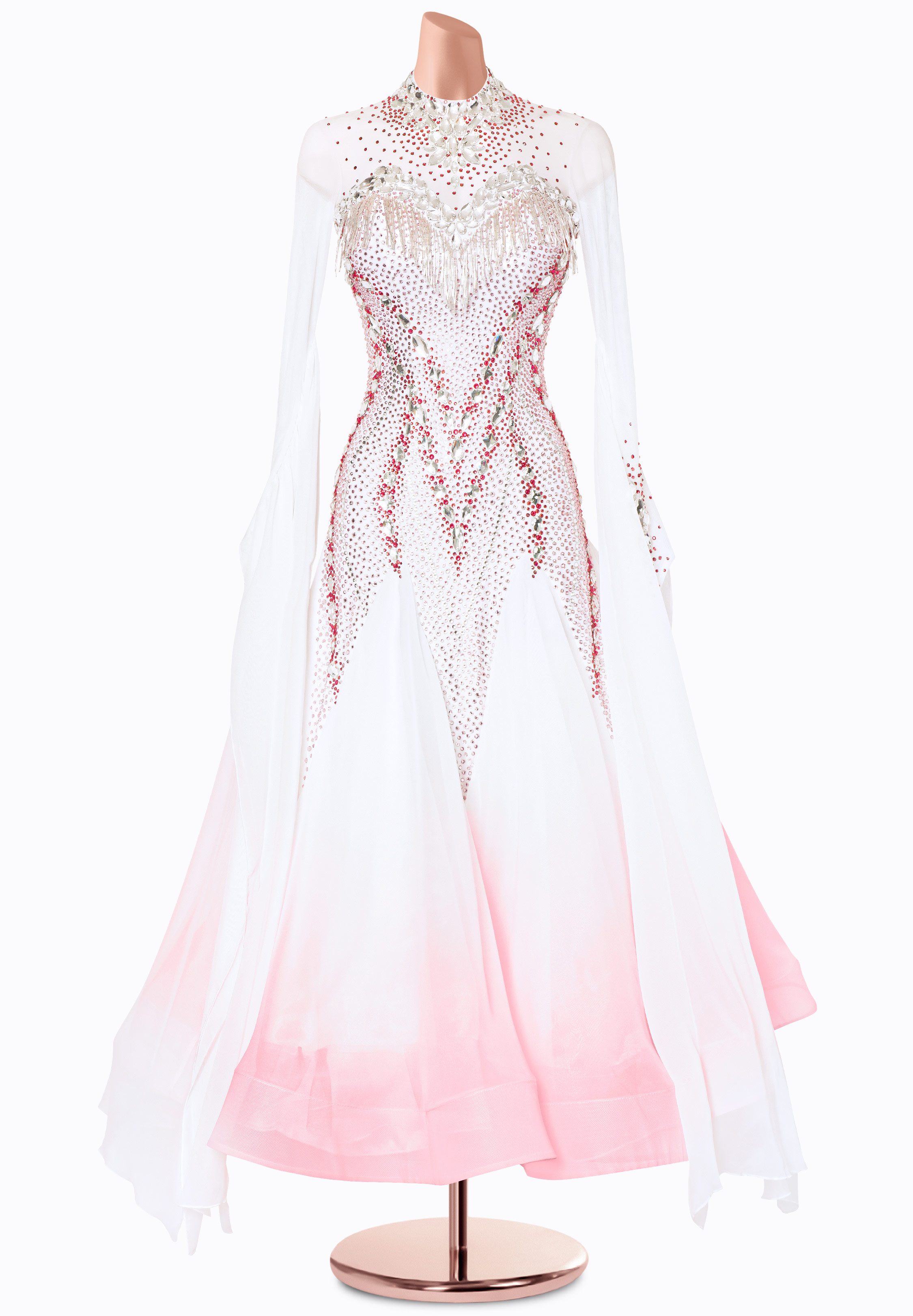 Blushing Snow Ballroom Gown MF-B0483