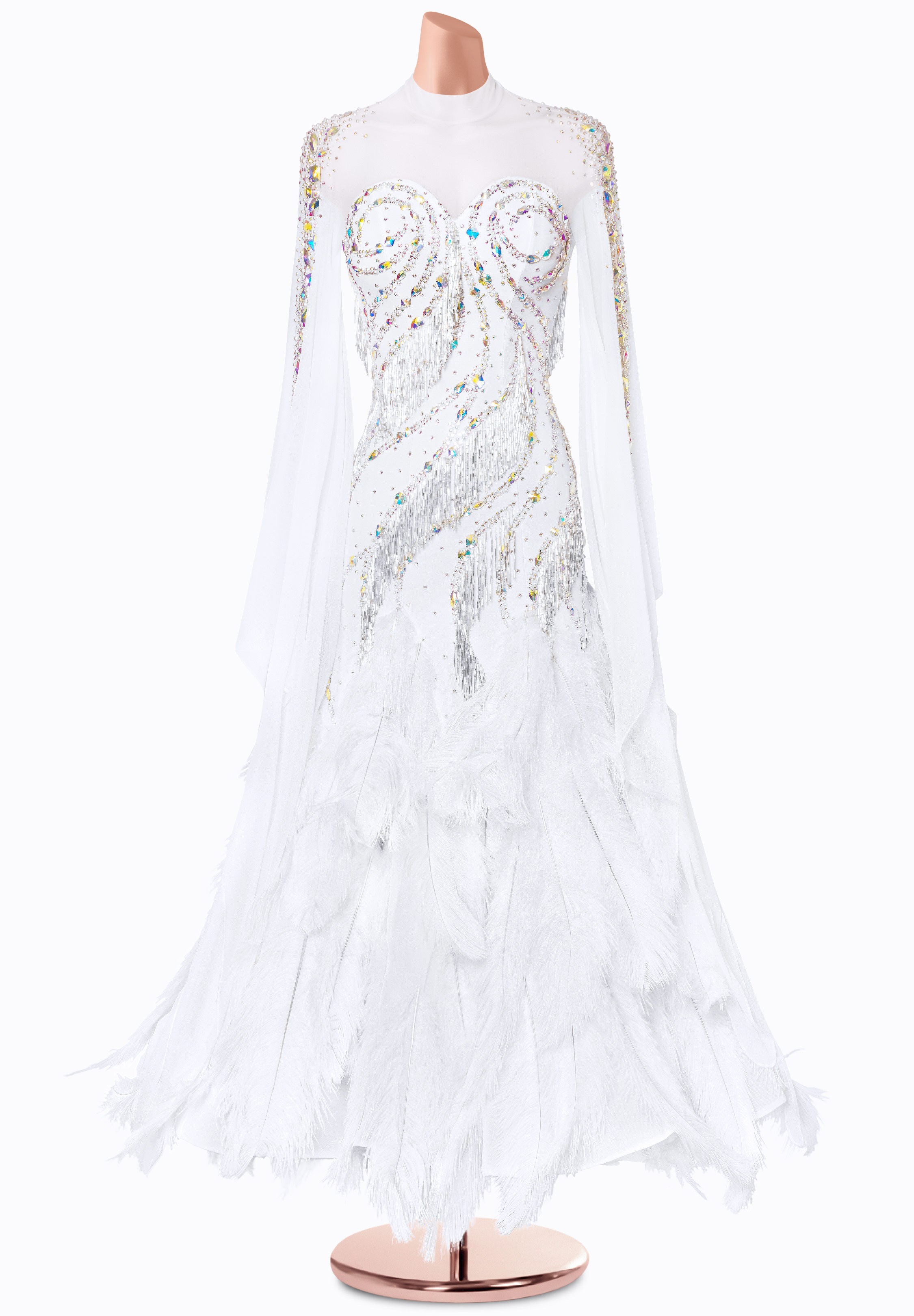 Angel Wing Ballroom Gown MF-B0486
