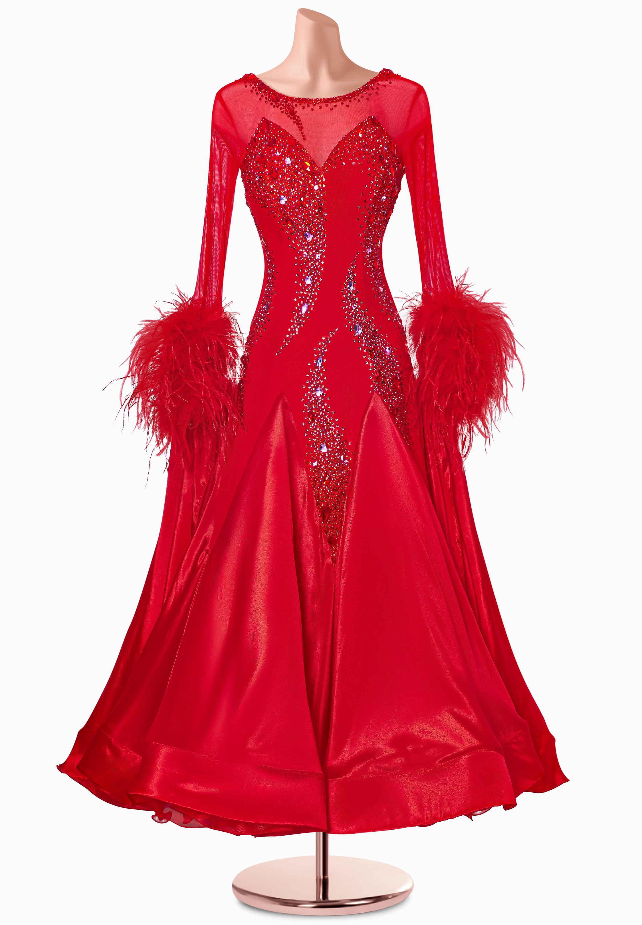 Solar Glimmer Ballroom Gown MF-B0490