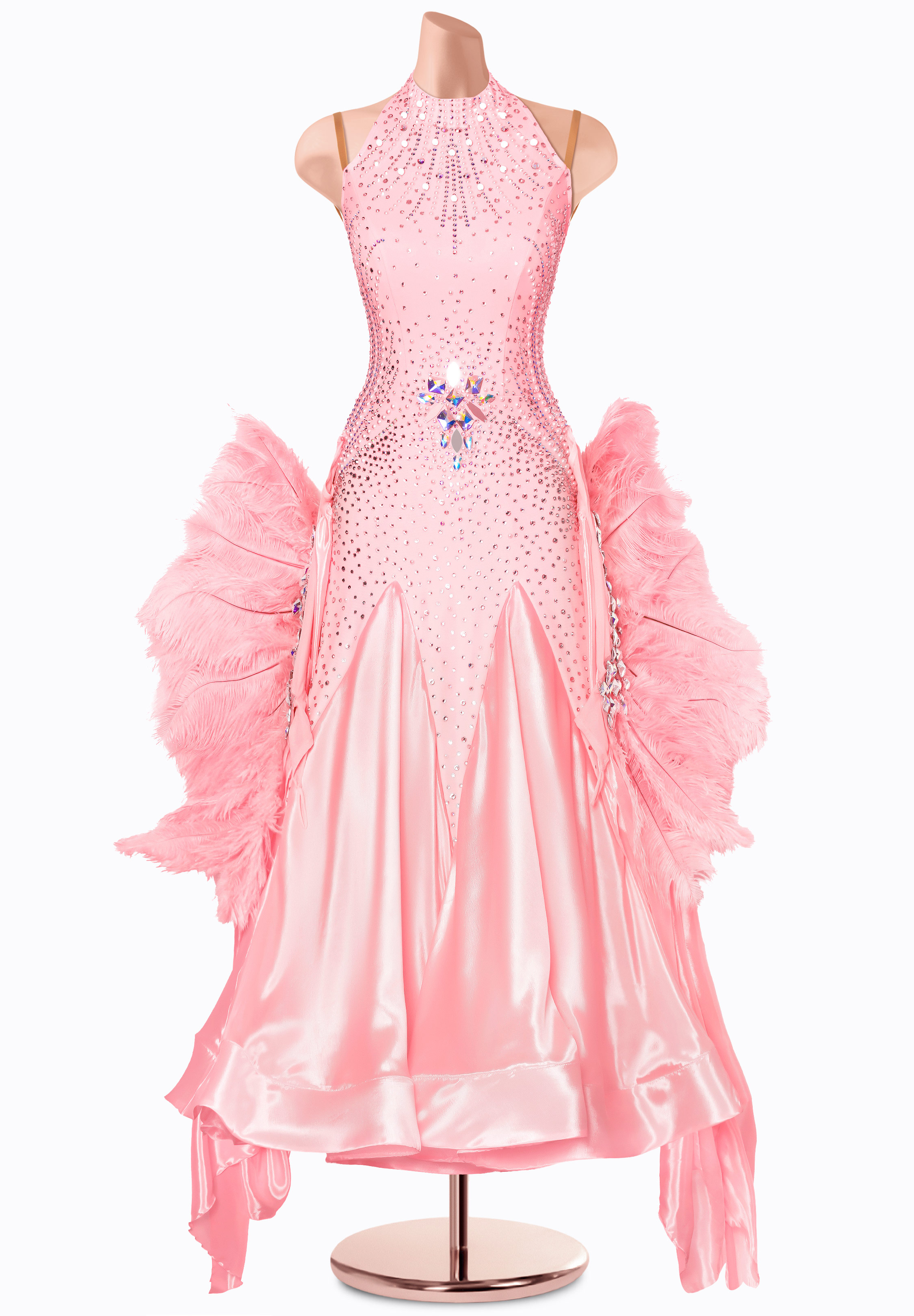 Stardust Blush Ballroom Gown MF-B0492