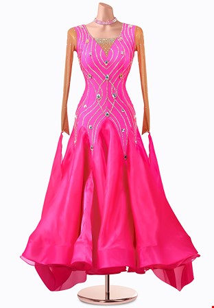 Blushing Sands Ballroom Gown MQ-B309