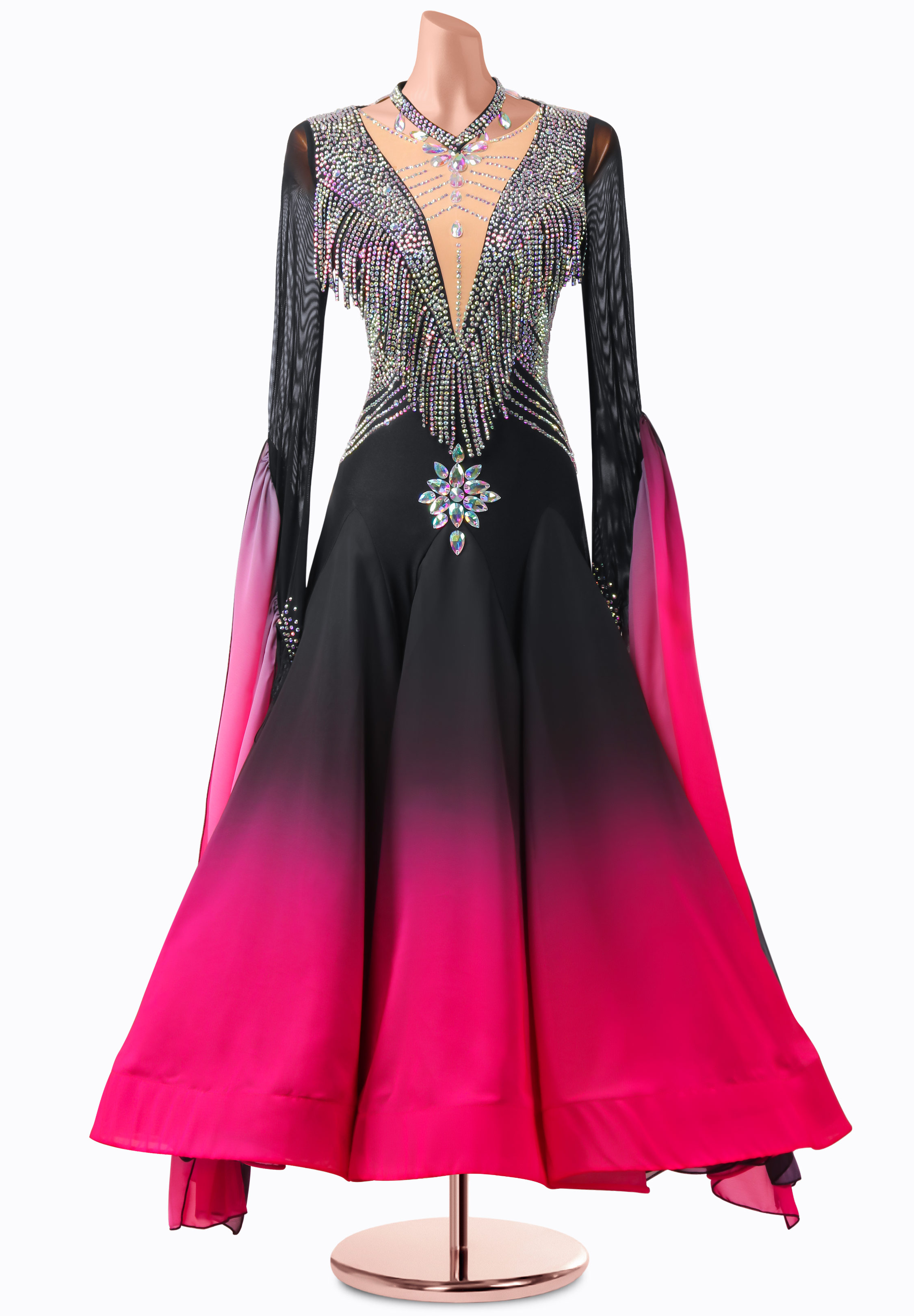 Rosy Twilight Ballroom Gown MQ-B322
