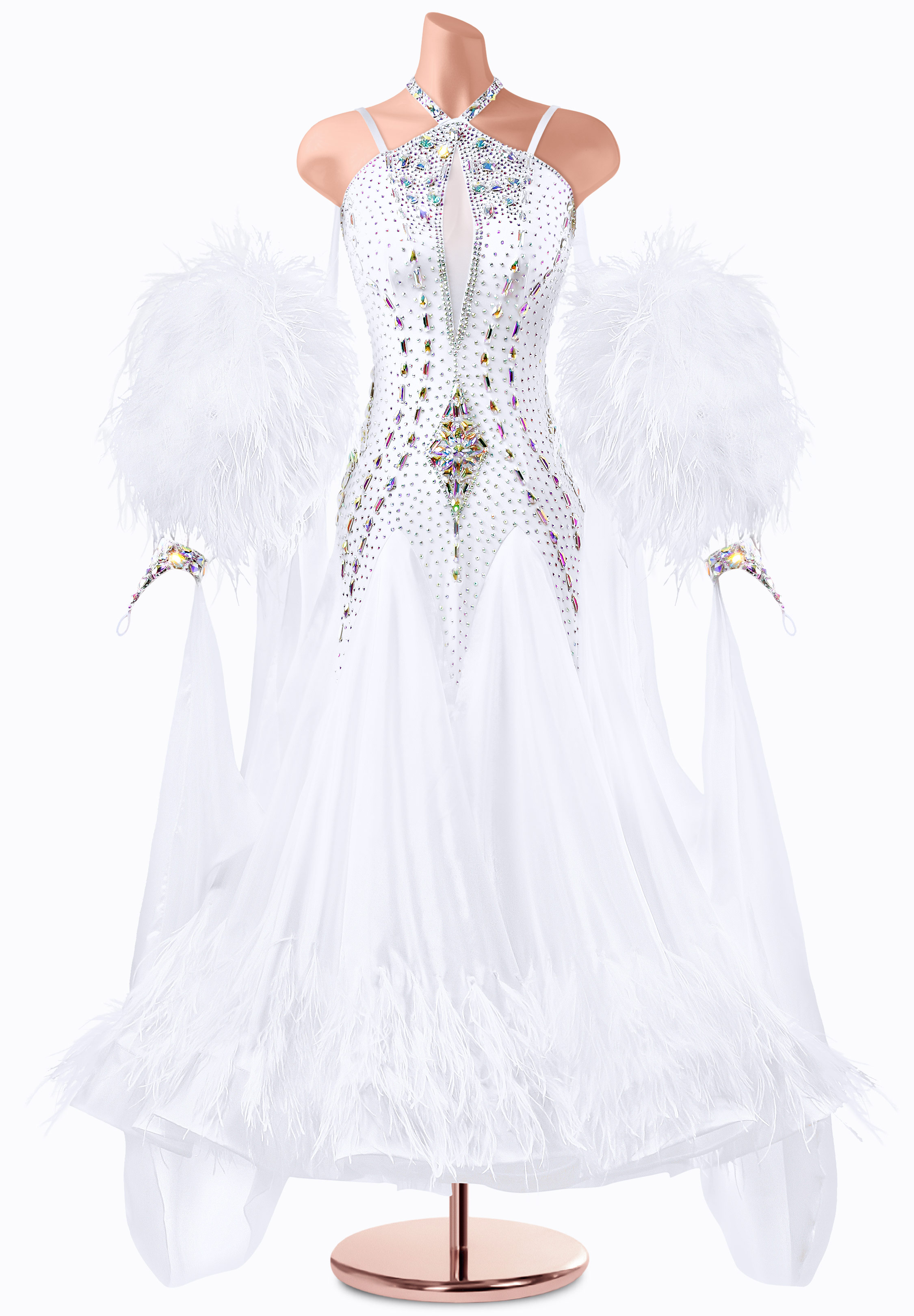 Snow Crown Ballroom Gown MQ-B341