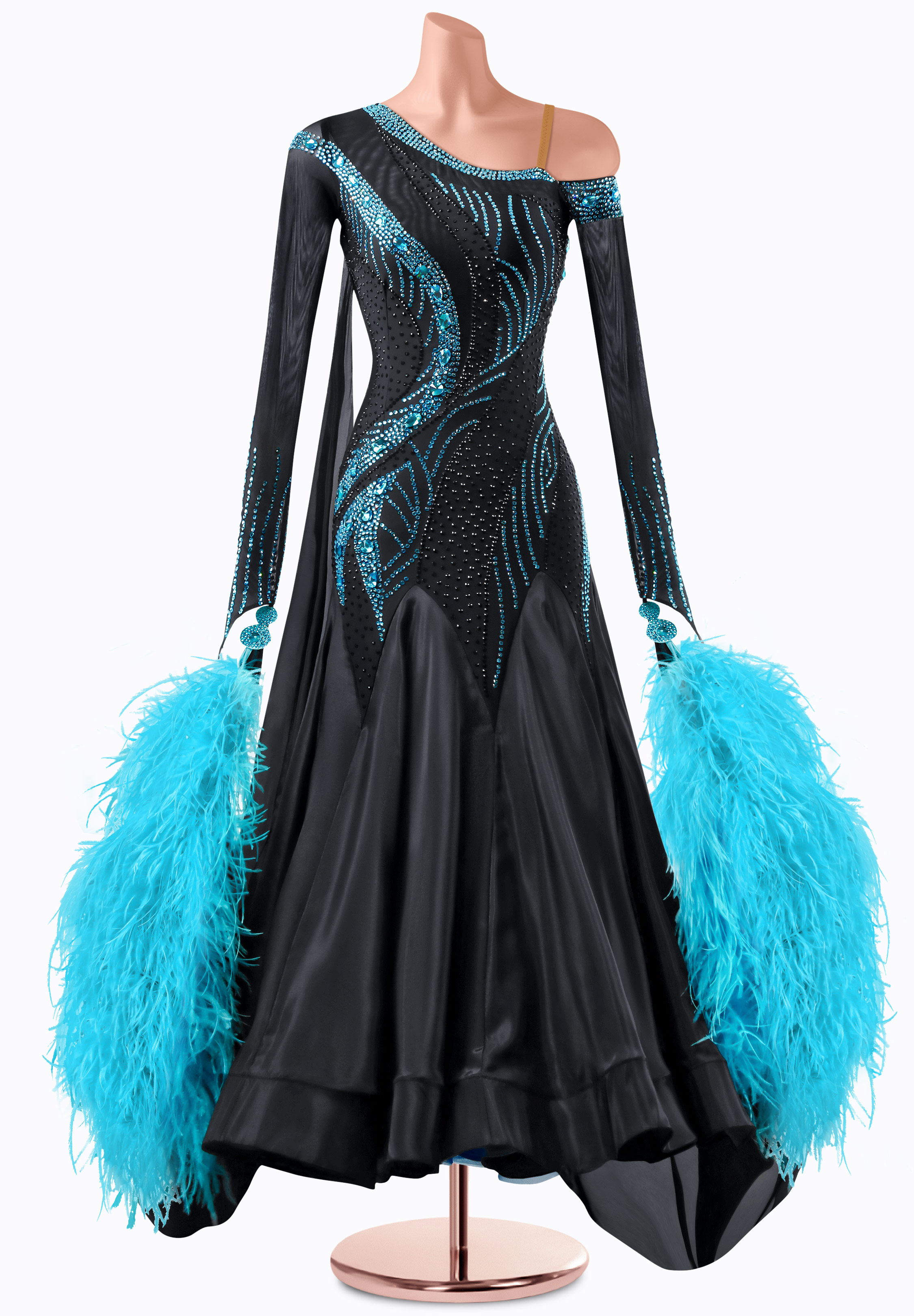 Night Spark Ballroom Gown MQ-B356